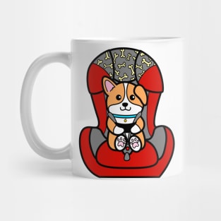 Corgi On Board Mug